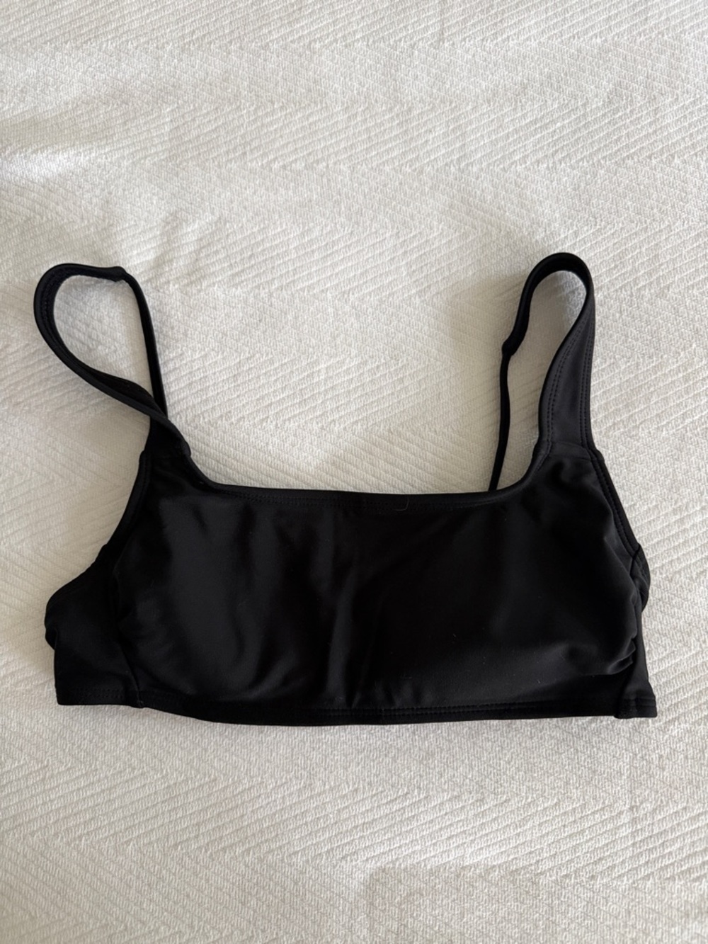 Xhilaration Black Bikini Top - Simple Scoop Swim Bralette